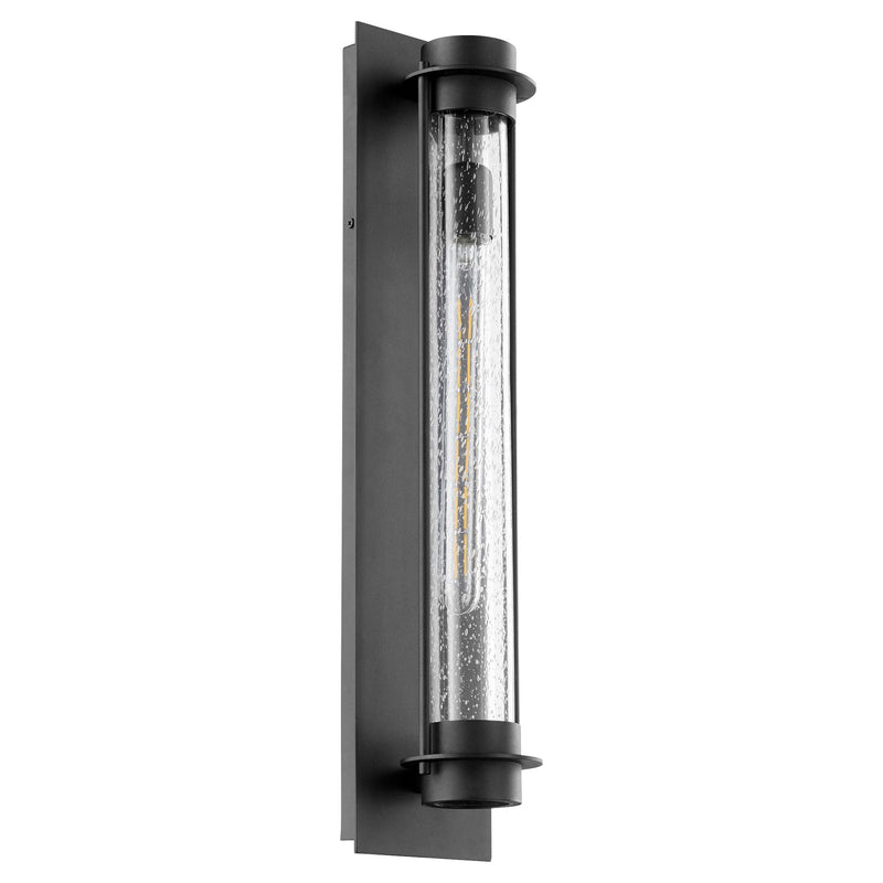 Roope 24" Outdoor Wall Lantern in Textured Black