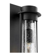 Roope 24" Outdoor Wall Lantern in Textured Black