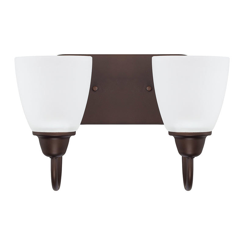 Trenton 2-Light Vanity in Bronze - Lamps Expo