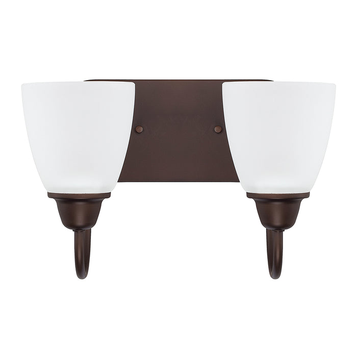 Trenton 2-Light Vanity in Bronze - Lamps Expo