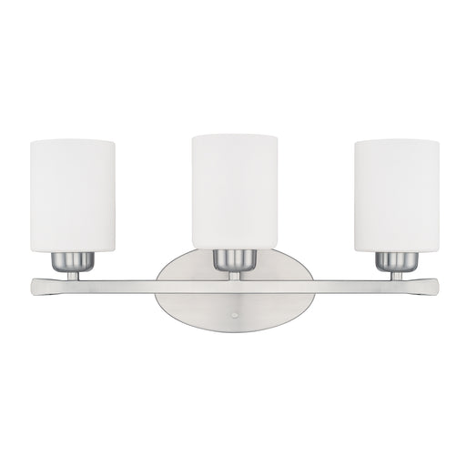Dixon 3-Light Vanity in Brushed Nickel - Lamps Expo