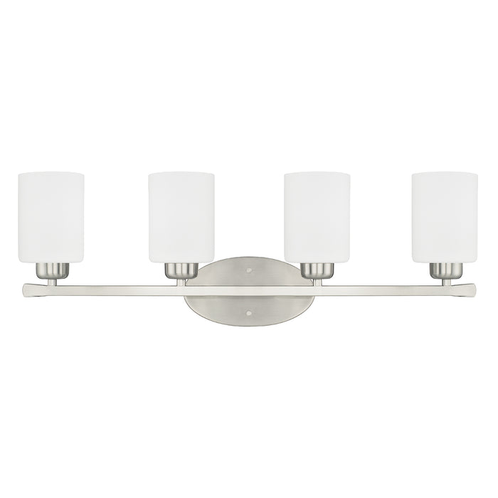 Dixon 4-Light Vanity in Brushed Nickel - Lamps Expo