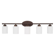 Dixon 5-Light Vanity in Bronze - Lamps Expo