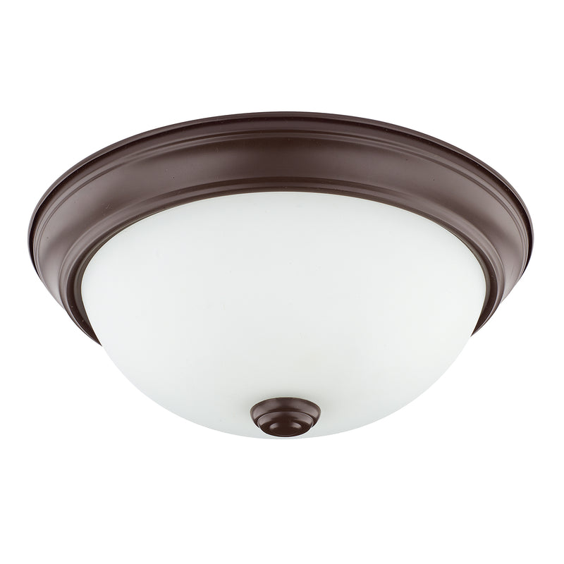 Bates 2-Light Flush Mount in Bronze - Lamps Expo