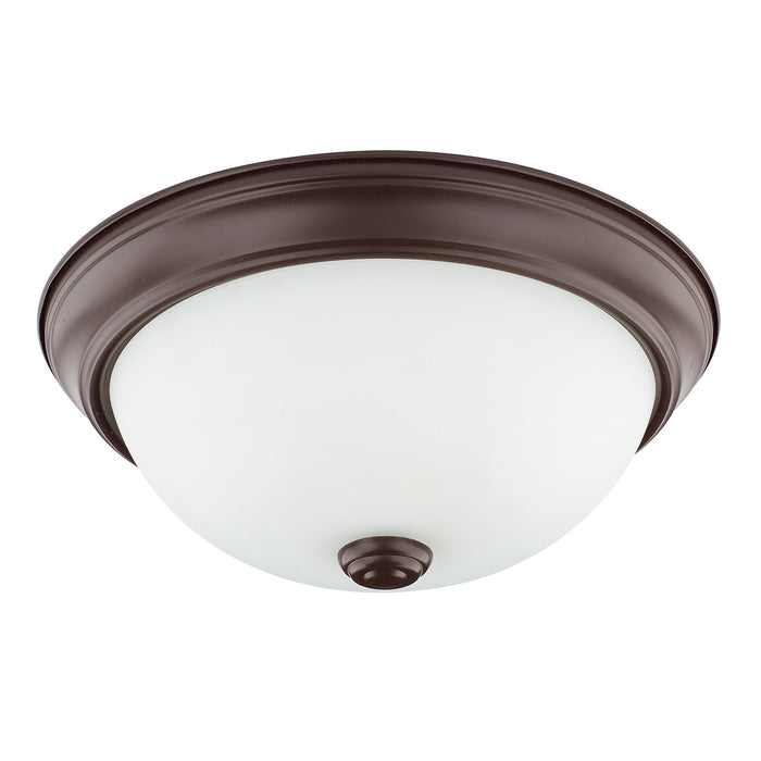 Bates 2-Light Flush Mount in Bronze - Lamps Expo