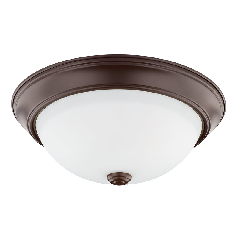 Bates 2-Light Flush Mount in Bronze - Lamps Expo