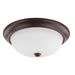 Bates 3-Light Flush Mount in Bronze - Lamps Expo