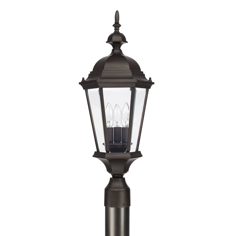 Carriage House 3-Light Outdoor Post Lantern - Lamps Expo