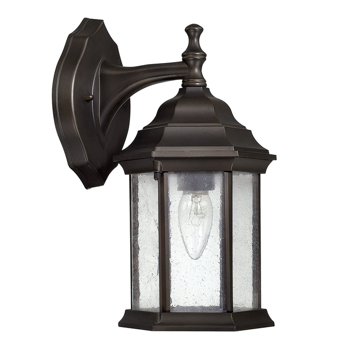 Main Street 1 Light Outdoor Wall Lantern in Old Bronze