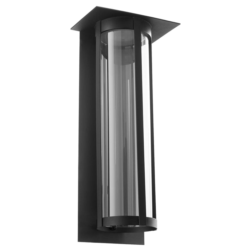 Abram 24" LED Outdoor Wall Lantern in Textured Black