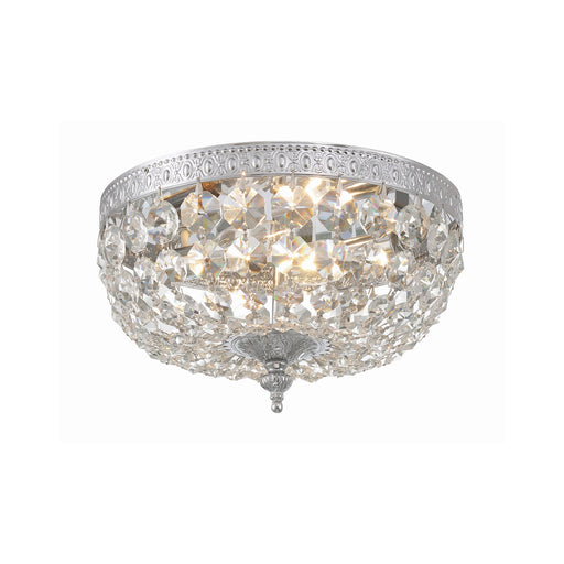 Waltham 2 Light 10" Flush Mount in Polished Chrome
