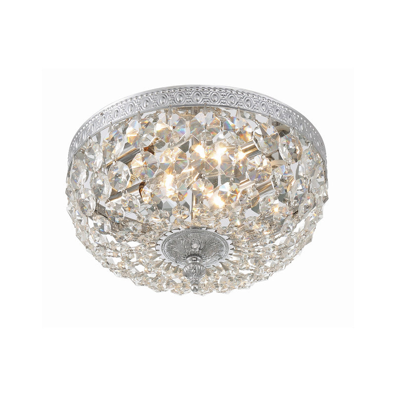 Waltham 2 Light 10" Flush Mount in Polished Chrome