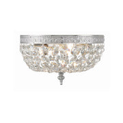 Waltham 2 Light 10" Flush Mount in Polished Chrome