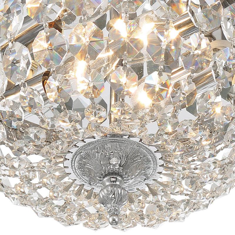 Waltham 2 Light 10" Flush Mount in Polished Chrome