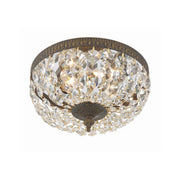 Waltham 2 Light 10" Flush Mount in English Bronze