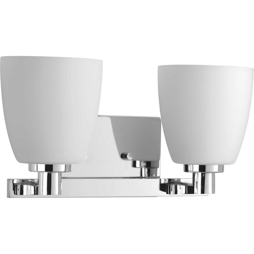 Fleet Two Light Bath Bracket in Polished Chrome