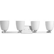 Fleet 4-Light Bath Vanity Light in Polished Chrome
