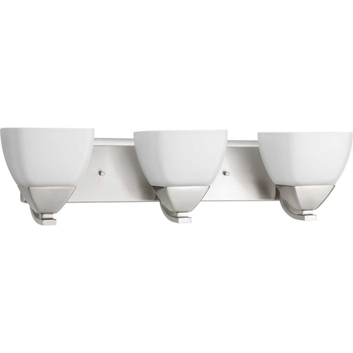 Appeal Three Light Bath Bracket in Brushed Nickel