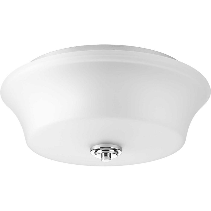 Cascadia Two Light Flush Mount in Polished Chrome