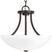 Gather Two Light Semi-Flush Convertible in Antique Bronze