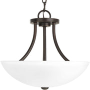 Gather 2-Light Semi-Flush Mount in Antique Bronze