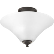 Joy 2-Light Semi-Flush Mount in Antique Bronze