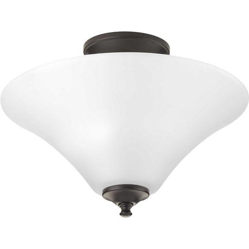 Joy 2-Light Semi-Flush Mount in Antique Bronze