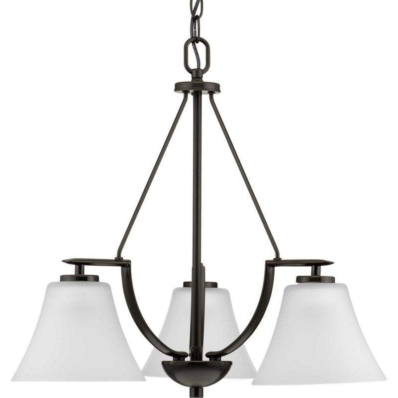 Bravo 3-Light Chandelier in Antique Bronze