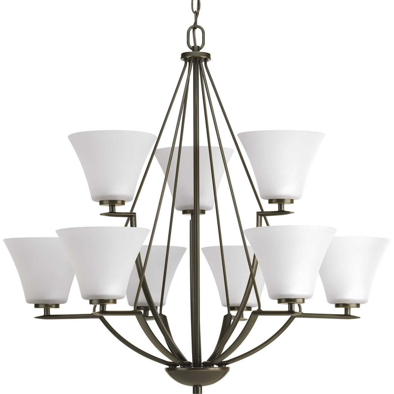Bravo 9-Light Chandelier in Antique Bronze
