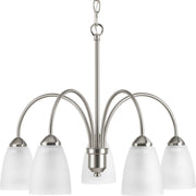 Gather 5-Light 23" Chandelier in Brushed Nickel