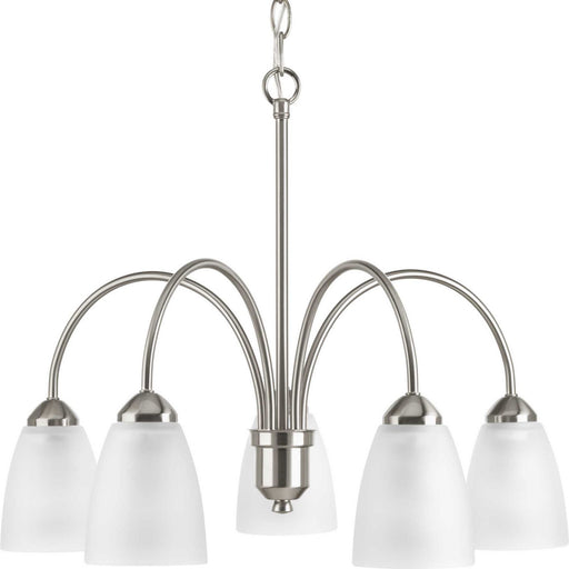Gather 5-Light 23" Chandelier in Brushed Nickel