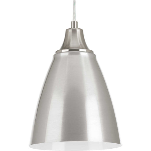 Pure 1-Light LED Pendant in Brushed Nickel