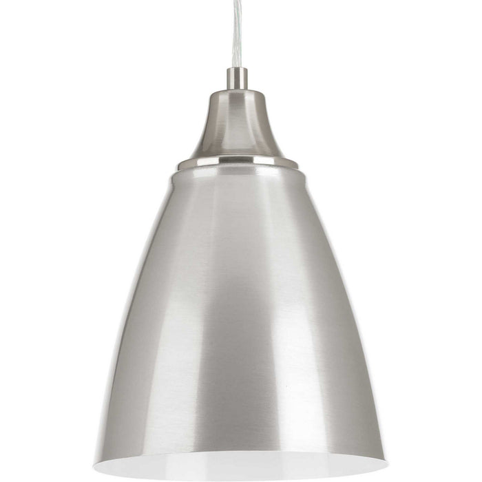 Pure 1-Light LED Pendant in Brushed Nickel
