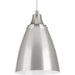 Pure 1-Light LED Pendant in Brushed Nickel