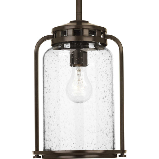 Botta One Light Hanging Lantern in Antique Bronze