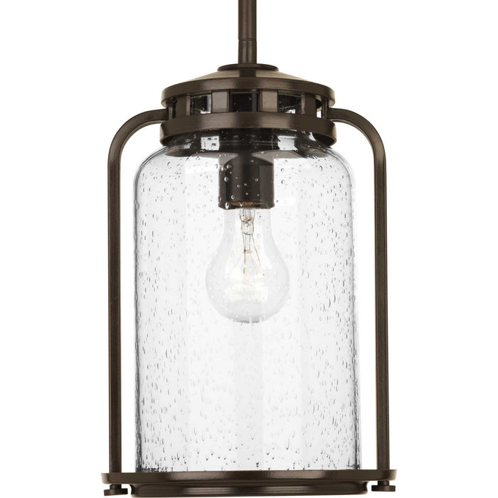 Botta One Light Hanging Lantern in Antique Bronze