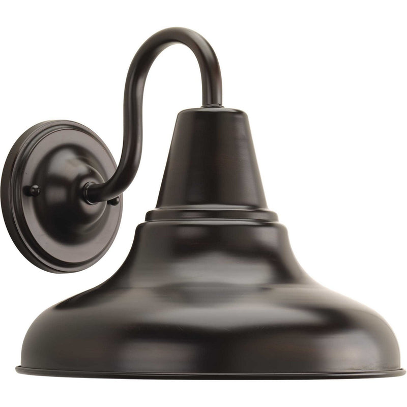 District Large Outdoor Wall Sconce in Antique Bronze