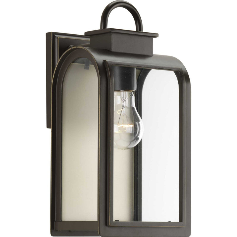 Refuge Small Outdoor Wall Lantern in Oil Rubbed Bronze