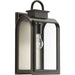 Refuge One Light Wall Lantern in Oil Rubbed Bronze