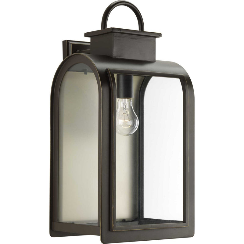 Refuge Large Outdoor Wall Lantern in Oil Rubbed Bronze