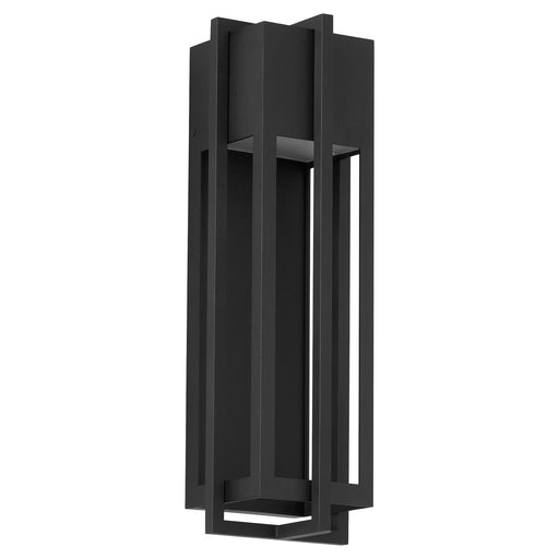 Al Fresco 18" LED Outdoor Wall Lantern in Textured Black