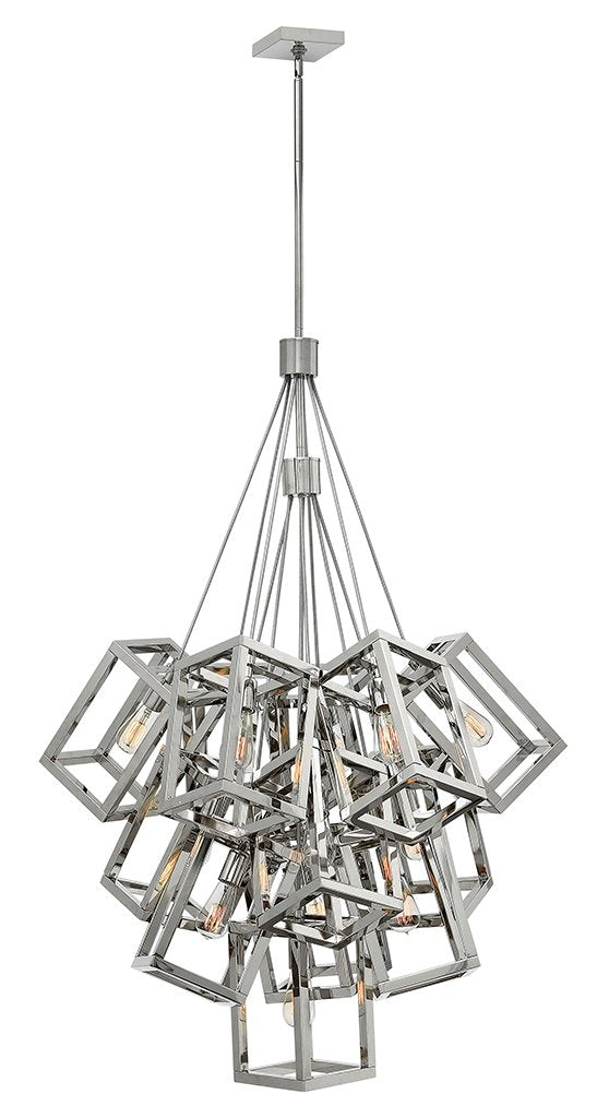 Ensemble 13-Light Pendant in Polished Nickel