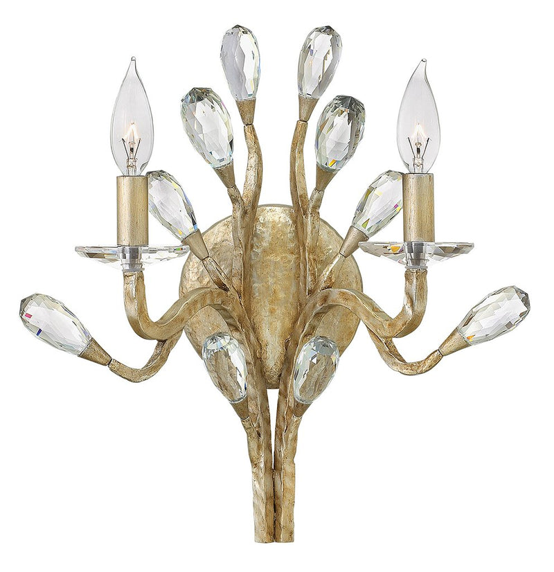 Eve 2-Light Wall Sconce in Champagne Gold