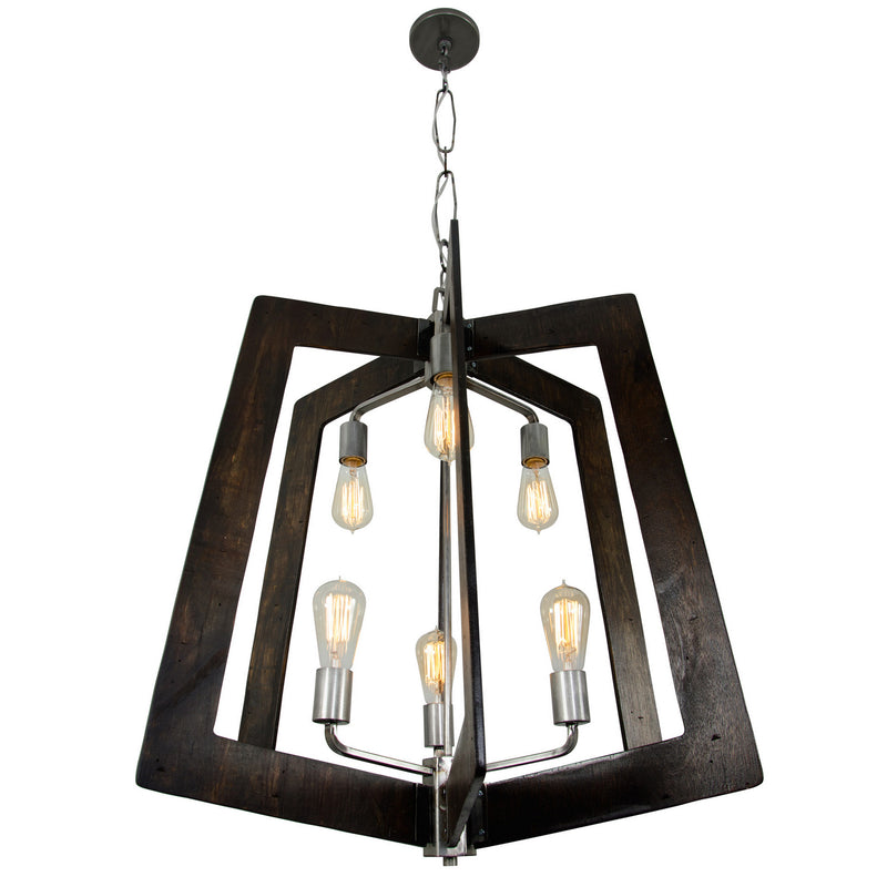 Lofty 6-Light Chandelier - Lamps Expo