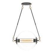 Otto Sphere Pendant in Black with Brass Accents - 134405-SKT-STND-31-ZK0219 by Hubbardton Forge