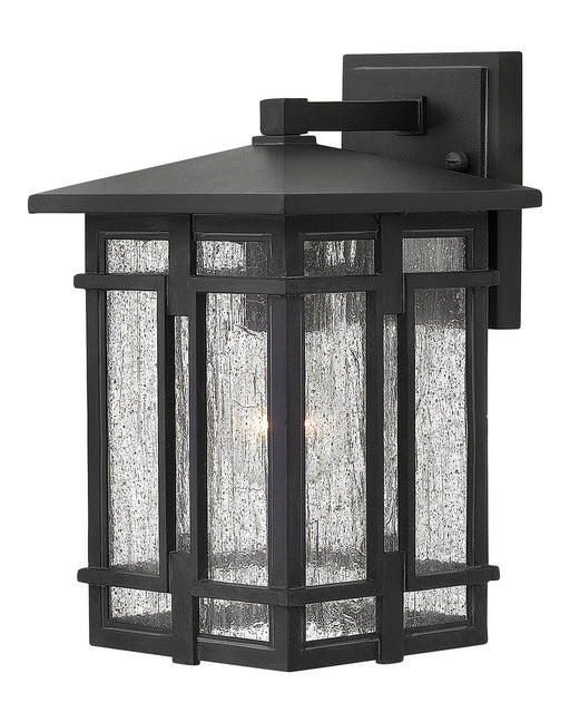 Tucker Small Outdoor Wall Lantern in Museum Black