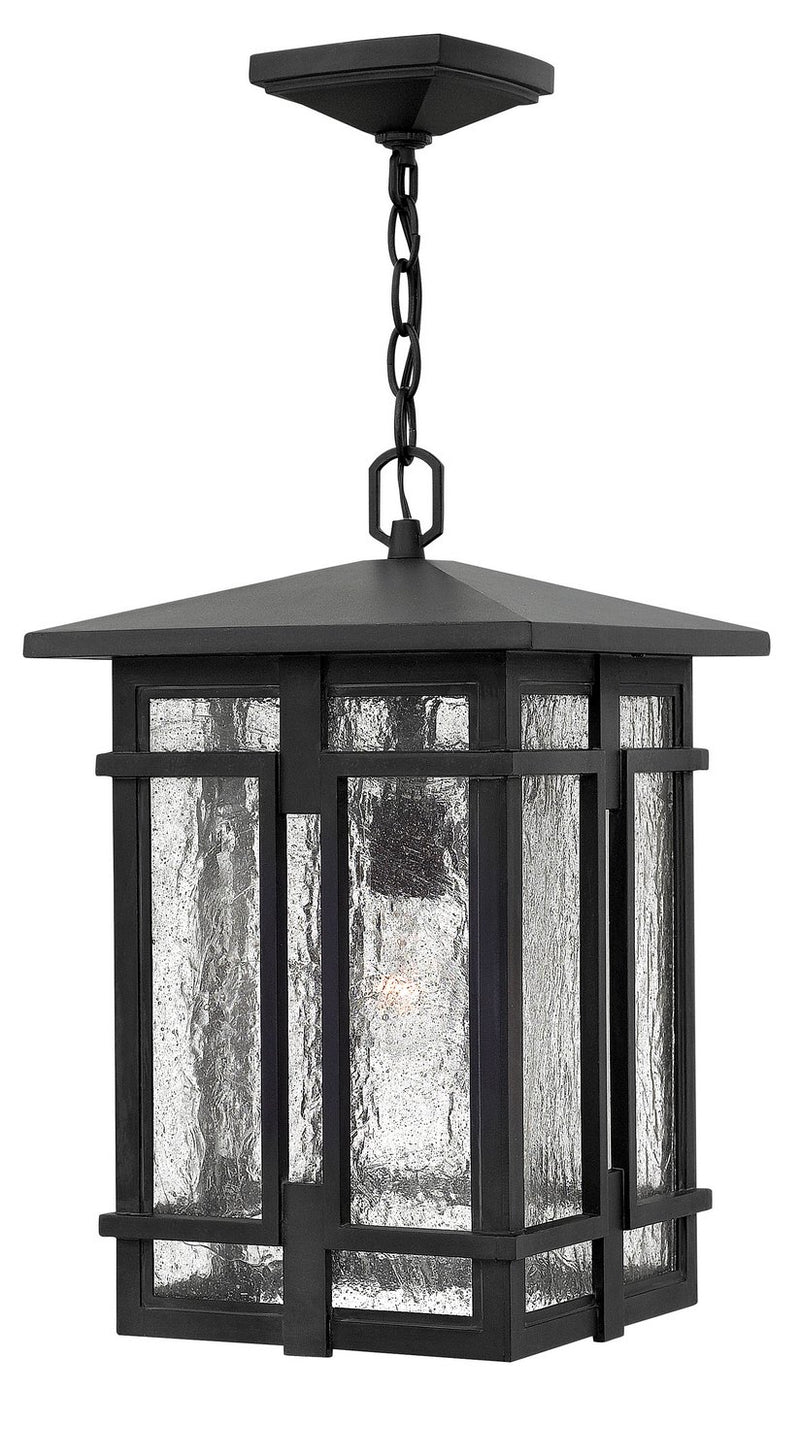 Tucker Outdoor Hanging Lantern in Museum Black