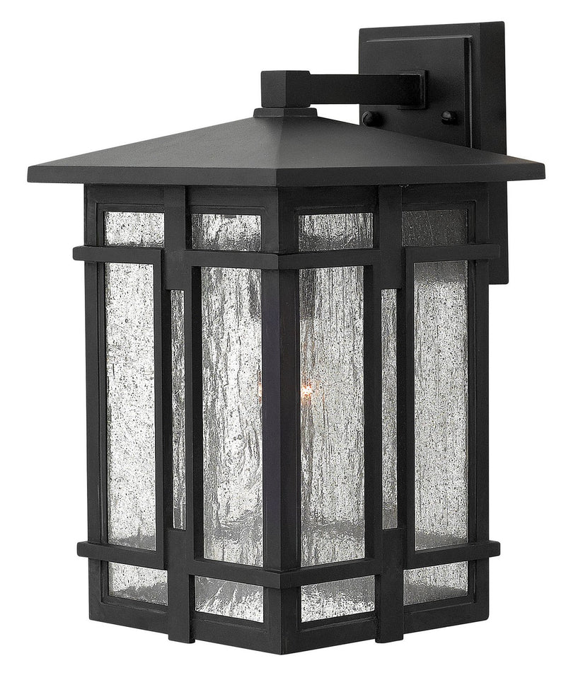 Tucker Medium Outdoor Wall Lantern in Museum Black