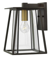 Walker Small Outdoor Wall Lantern in Buckeye Bronze