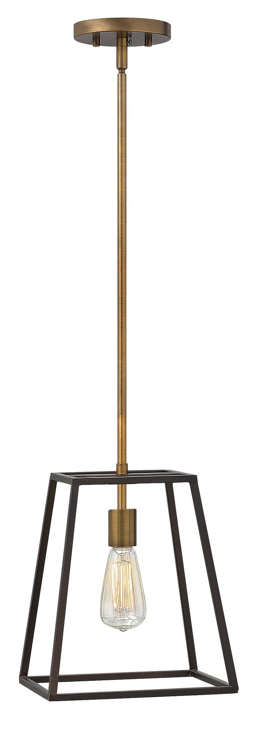 Fulton Mini Pendant in Bronze